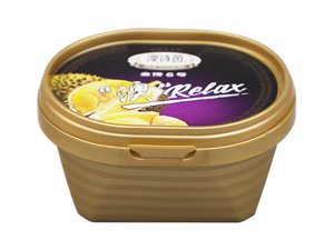 70ml IML Plastic Box with Lid, Ice Cream Box, CX005