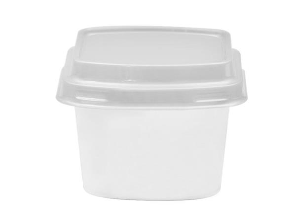 80ml IML Container with lid, Square Cup, CX106