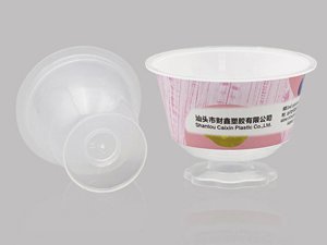 80ml IML Drink Cup, Plastic Goblet, CX041A