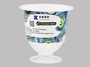 120ml IML Drink Cup, Plastic Goblet, CX041B
