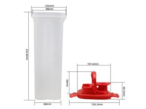 1500ml IML Drink Cup with Lid, CX031A