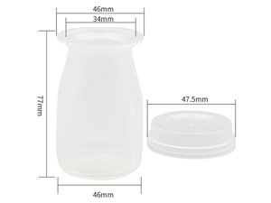 110ml IML Plastic Bottle with Lid, CX006B